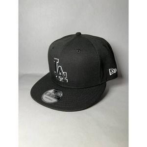 Los Angeles Dodgers MLB New Era 9FIFTY Black Cap Snapback Custom